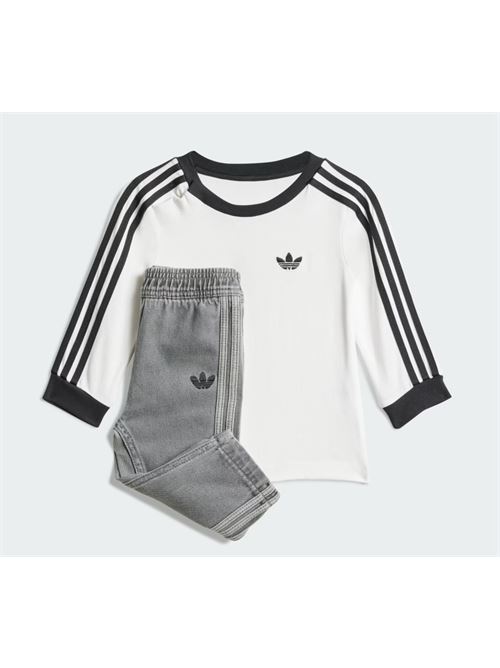 denim ls set ADIDAS ORIGINAL | JW5312WHITE/BLACK